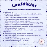 Vorschau - Stationenlernen - Laufdiktat: Was mache ich bei welchem Wetter - Seite 2