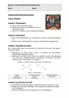 Vorschau - Klassenarbeiten - Klassenarbeit: Kleidung und Fasern (bearbeitbar + EWH) - Deckblatt