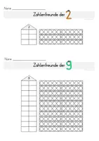 Vorschau - Arbeitsblätter - Zahlenfreunde - alle Zahlzerlegungen im Zahlenraum 10 - Seite 3