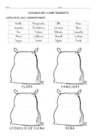 Vista previa - Hojas de trabajo - VOCABULARI I CAMP SEMÀNTIC. LLETRA LLIGADA - página 3