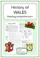 Vorschau - Arbeitsblätter - History of WALES (2-fach differenziert) - Deckblatt