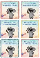 Vorschau - Bildkarten - Grußkarten Koalaklasse – Klassentier Koala zu Ostern, Weihnachten, Halloween, Neujahr & Ferien - Seite 1