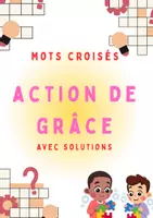 Aperçu - Feuilles d'exercices - Thanksgiving – Mots croisés avec corrigé pour le primaire (CP à CM1) - Page de couverture