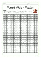 Vorschau - Arbeitsblätter - Word Web WALES (2-fach differenziert) - Seite 1