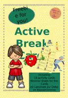 Vorschau - Bildkarten - Break Cards - Refresh your concentration - Deckblatt