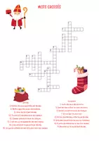 Aperçu - Feuilles d'exercices - Saint-Nicolas – Mots croisés avec corrigé pour le primaire - Page 1