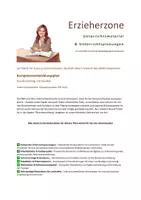 Vorschau - Stundenentwürfe - Materialpaket Lernfeld 8, 120 Stunden: Im Team zusammenarbeiten, Qualität sichern sowie im Berufsfeld kooperieren Erzieherausbildung - Seite 1