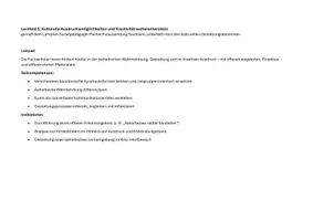 Vorschau - Lehrpläne/Lehrermaterial - KEP LF5 Kompetenzentwicklungsplan Kunst & ästhetische Gestaltung, 120 Stunden, Erzieher - Seite 1