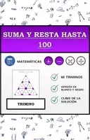 Vista previa - Juegos / Gamificación - Trimino | Suma y resta hasta 100 | Actividad Matemática - Portada
