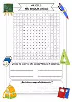 Vista previa - Hojas de trabajo - Oráculo - año escolar nuevo - página 1