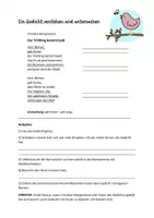 Vorschau - Stundenentwürfe - Sparpaket: Gedichte! Lyrik für die Klassen 5-10 (Themen: Jahreszeiten, Stadt, Balladen, politische Lyrik) - Seite 1