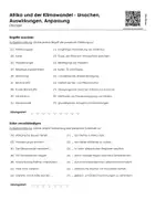 Vorschau - Arbeitsblätter - Afrika und der Klimawandel - Ursachen, Auswirkungen, Anpassung (Infotext und Übungen) - Seite 1