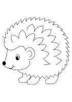 Vorschau - Arbeitsblätter - Prickelbilder / Fensterbilder Thema Igel - Grundschule - Bastelvorlagen - Seite 2