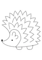 Vorschau - Arbeitsblätter - Prickelbilder / Fensterbilder Thema Igel - Grundschule - Bastelvorlagen - Seite 3