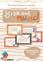 Vorschau - Bildkarten - Convesation cards - Let's talk about music - Deckblatt