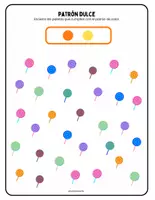 Vista previa - Hojas de trabajo - Cuadernillo de Actividades de Discriminación Visual - página 3