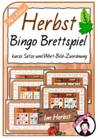 Vorschau - Spiele - HERBST | Bingo Brettspiel - Deckblatt
