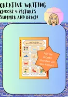 Vorschau - Arbeitsblätter - Creative Writing - choose 4 pictures - summer - Deckblatt