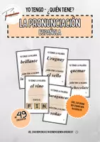 Vorschau - Spiele - 🗣️ La pronunciación española . Yo tengo quién tiene 🗣️ - Deckblatt