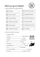 Vorschau - Arbeitsblätter - Didn't you go on holiday? - Negation, Negative questions: Grammar (English) - Seite 1
