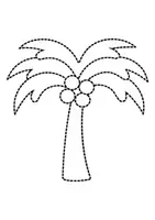 Vorschau - Arbeitsblätter - Prickelbilder / Fensterbilder Thema Palmen - Grundschule - Bastelvorlagen - Seite 2