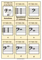 Vorschau - Stationenlernen - Notenlesen - Bassschlüssel Set - Lesespiel - Seite 3