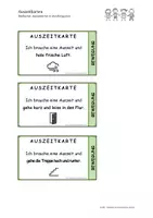 Vorschau - Bildkarten - 9 Auszeitkarten für Kinder: Selbstregulation mit Bewegung, Kreativität & Ruhe / Classroom Management - Seite 2