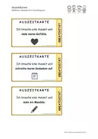 Vorschau - Bildkarten - 9 Auszeitkarten für Kinder: Selbstregulation mit Bewegung, Kreativität & Ruhe / Classroom Management - Seite 3