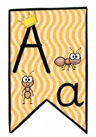 Vorschau - Fördermaterial/Inklusion - Wimpelkette ABC von A bis Z - Seite 1