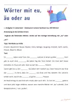 Vorschau - Stationenlernen - Wörter mit eu äu oder au, Klasse 2&3, Rechtschreibung - Seite 3