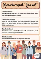 Vorschau - Spiele - Kennenlernspiel "Line up!" - Seite 1