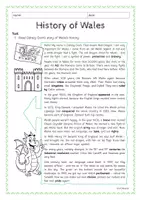 Vorschau - Arbeitsblätter - History of WALES (2-fach differenziert) - Seite 1
