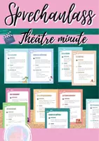 Vorschau - Stundenentwürfe - Théâtre minute (Sprechanlass) - Deckblatt