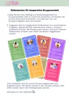 Vorschau - Bildkarten - Rollenkarten für kooperative Gruppenarbeit - Deckblatt