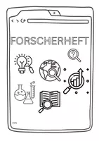 Vorschau - Unterrichtsreihen - Forscherheft für SuS - Forscherprojekte - Deckblatt
