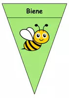 Vorschau - Spiele - Große Wimpel Insekten - Für Girlande oder Kette (Deko) - DaZ/DaF, Deutsch (Wortschatz) - Seite 3