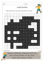 Vorschau - Spiele - Suchsel Sportfest / Bundesjugendspiele 2 Versionen + Lösung - Seite 2