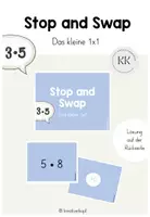 Vorschau - Spiele - Stop and Swap - Das kleine 1x1 (Einmaleins) - Deckblatt