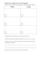 Vorschau - Arbeitsblätter - How to Write a Written Discussion. Inkl. interaktiver PDF - Seite 3