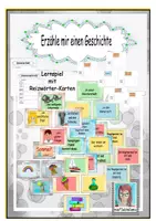 Vorschau - Spiele - Erzähle eine Geschichte. Mit Reizwörter-Karten lernen - Deckblatt