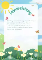 Vorschau - Arbeitsblätter - Tiergeschichten: Vertretung Deutsch (2. Klasse) - Seite 1