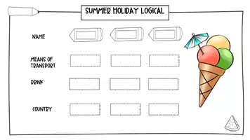 Vorschau - Arbeitsblätter - Summer/ holiday logical English Klasse 5 - 9 - Seite 2