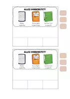 Vorschau - Anderer Materialtyp - Vorbereitungshilfe für den Tisch (Ordnung, Vorbereitung) - Seite 1