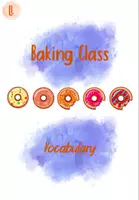 Vorschau - Bildkarten - Baking Class - Vocabulary/Wort-Bild Karten - Deckblatt