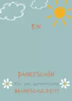 Vorschau - Mal- und Bastelvorlagen - Riesen Dank für die Grundschulzeit - Karten - Seite 3