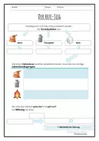 Vorschau - Arbeitsblätter - Hefe, Hefeteig Infotext mit Rezept 8. und 9. Klasse - Seite 1