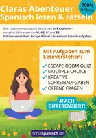 Vorschau - Unterrichtsreihen - Spanisch lesen & rätseln – 8 Kapitel auf A1–B2 Mit Escape-Rätsel, Leseverstehen & kreativen Aufgaben - Deckblatt