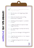 förhandsvisning - Text Type Checklists – Revise with AI or Independently - sida 1