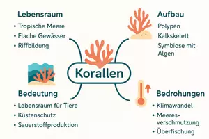 Vorschau - Arbeitsblätter - Arbeitsblatt "Korallen" + Onlineübung & MP3 + Mindmap + Infografik - Seite 3