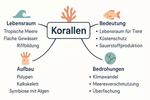 Vorschau - Arbeitsblätter - Arbeitsblatt "Korallen" + Onlineübung & MP3 + Mindmap + Infografik - Seite 2